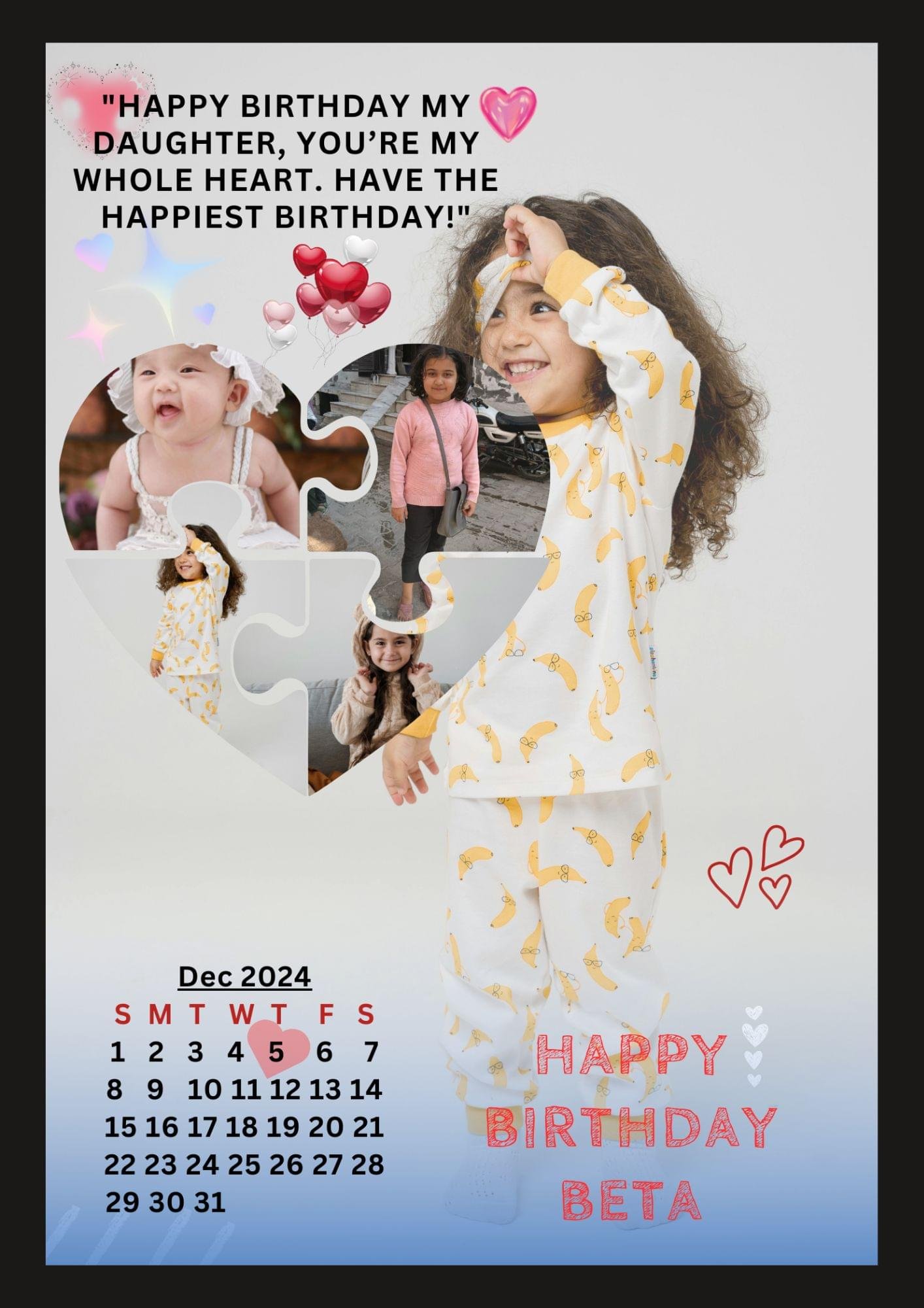 CUSTOMIZED BIRTHDAY PHOTO FRAME