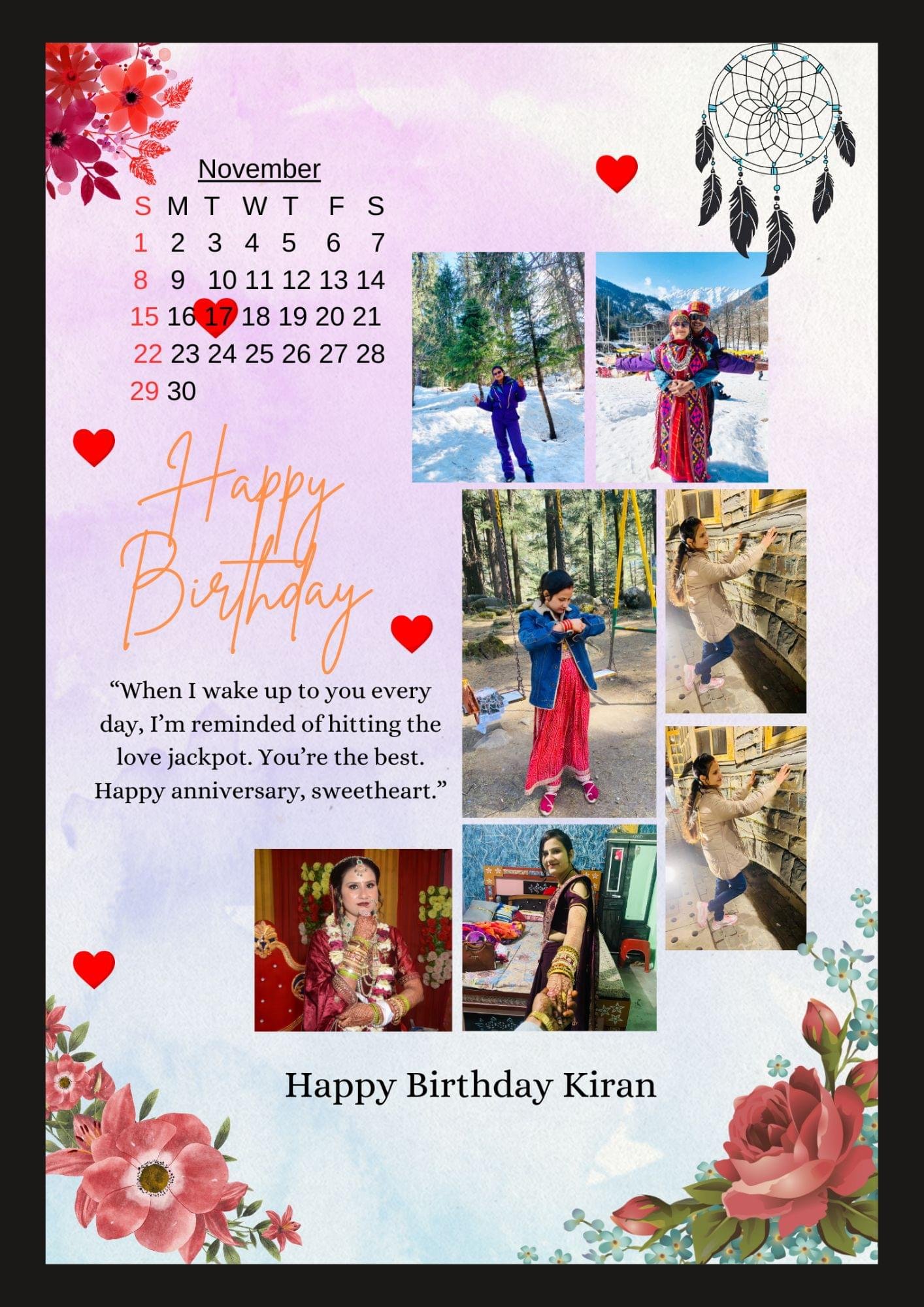 CUSTOMIZED BIRTHDAY PHOTO FRAME