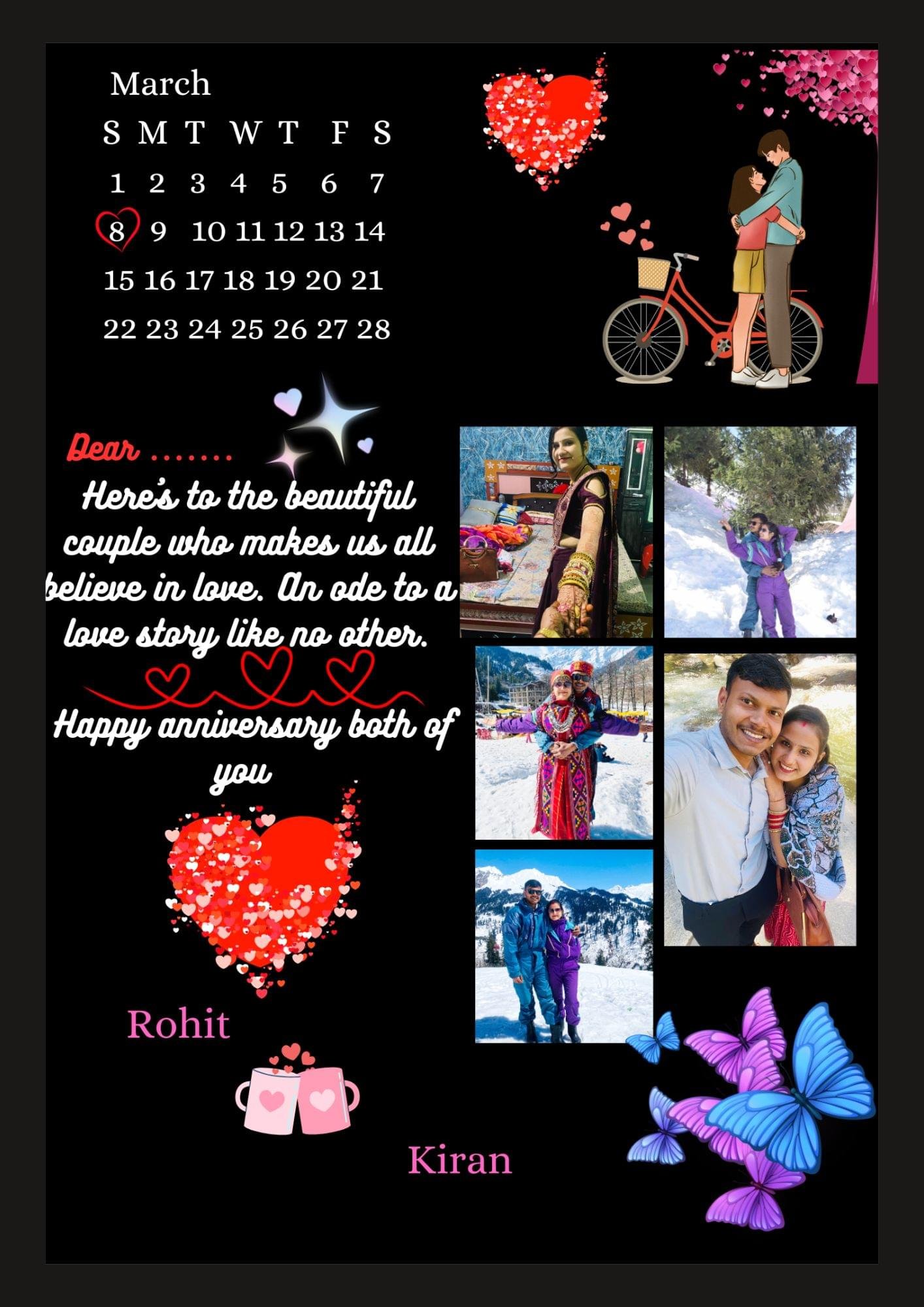 CUSTOMIZED ANNIVERSARY PHOTO FRAME