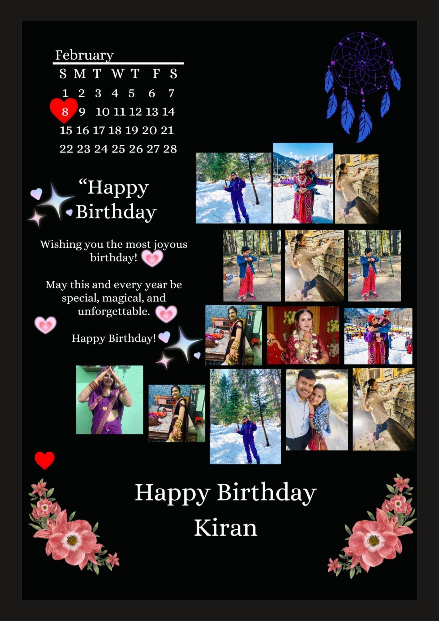 CUSTOMIZED BIRTHDAY PHOTO FRAME