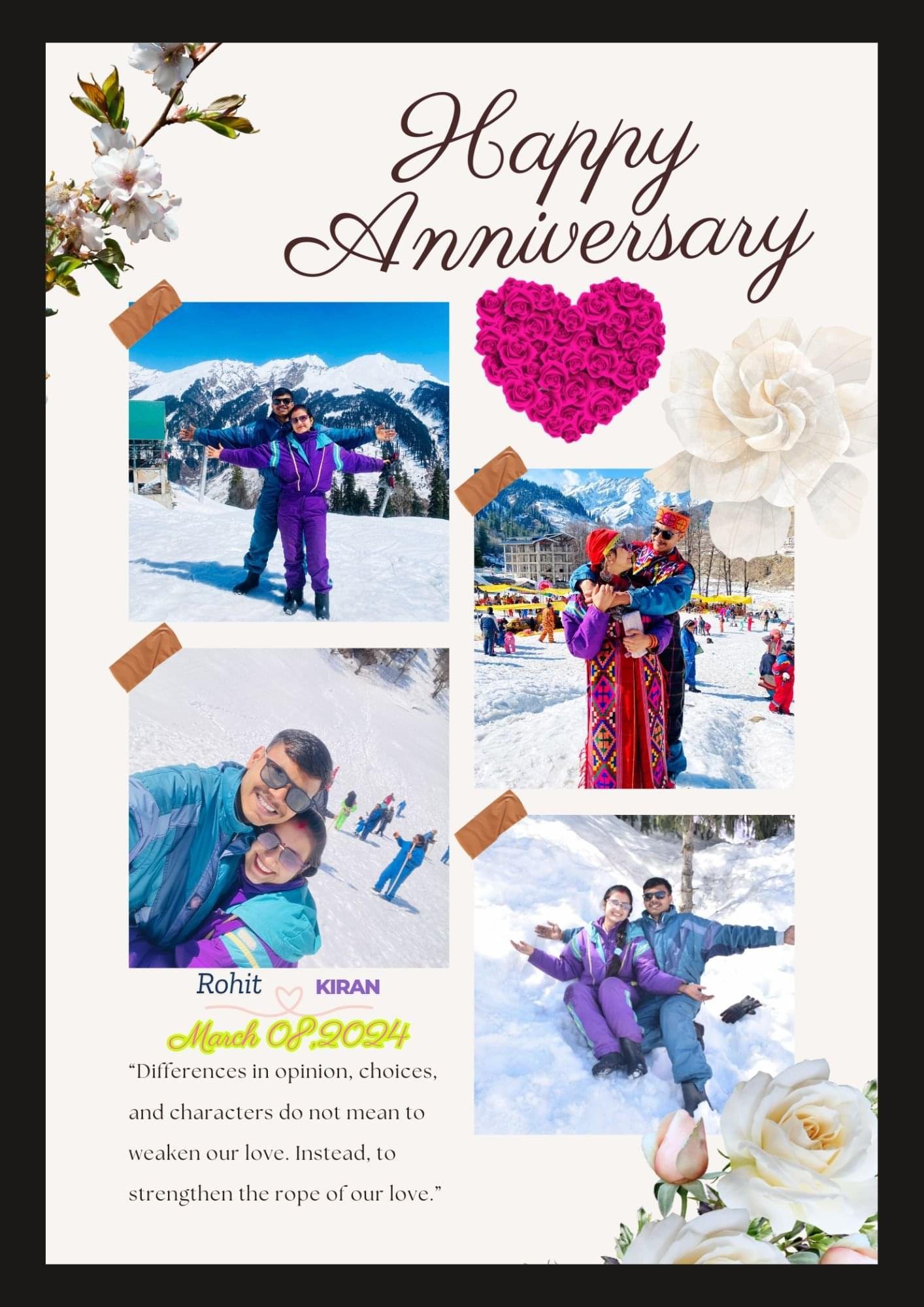 CUSTOMIZED ANNIVERSARY PHOTO FRAME